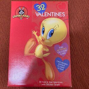 NIB Vintage RARE 1997 Looney Tunes Valentines Day Cards 32 Tweety Bugs Bunny Taz